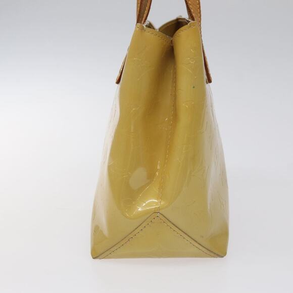 LOUIS VUITTON Monogram Vernis Reade PM Hand Bag Beige M91334 - Picture 4 of 12